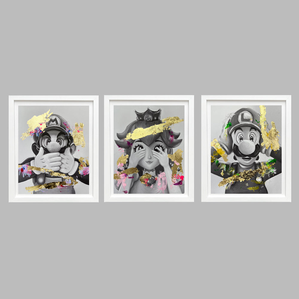 Cuadros set X 3 Super mario Bross