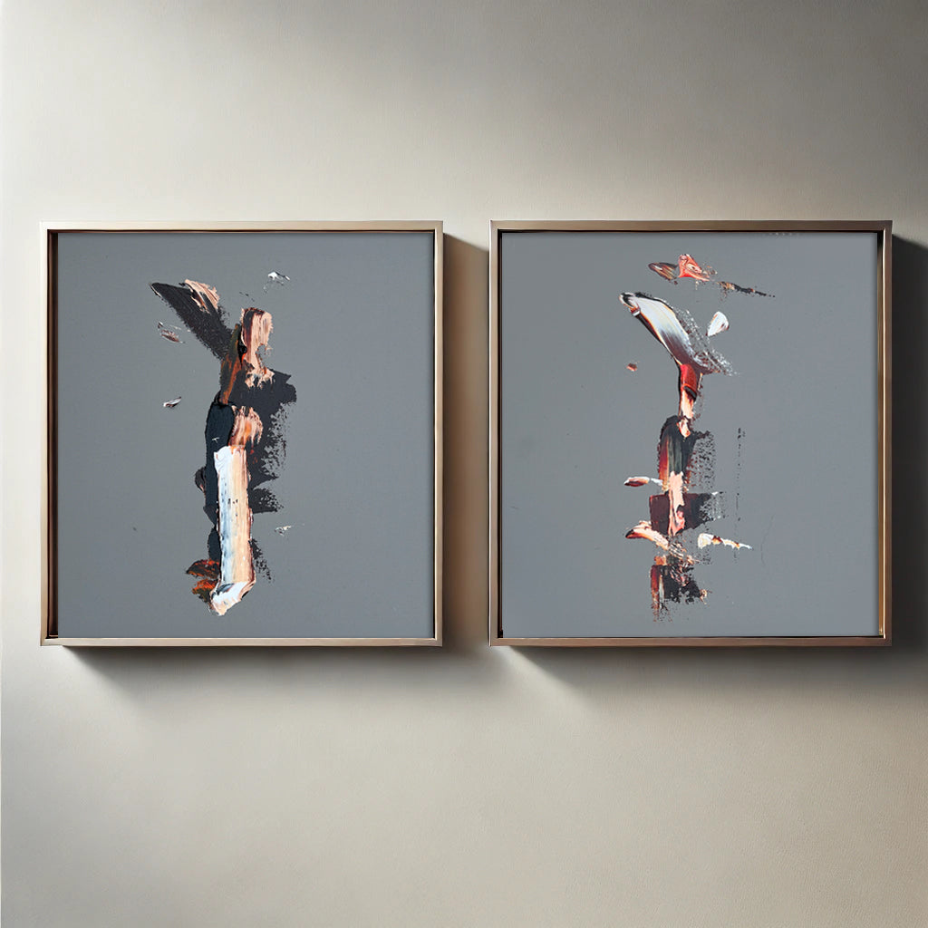 Set collage x 2 -SERIE GRAY "12"