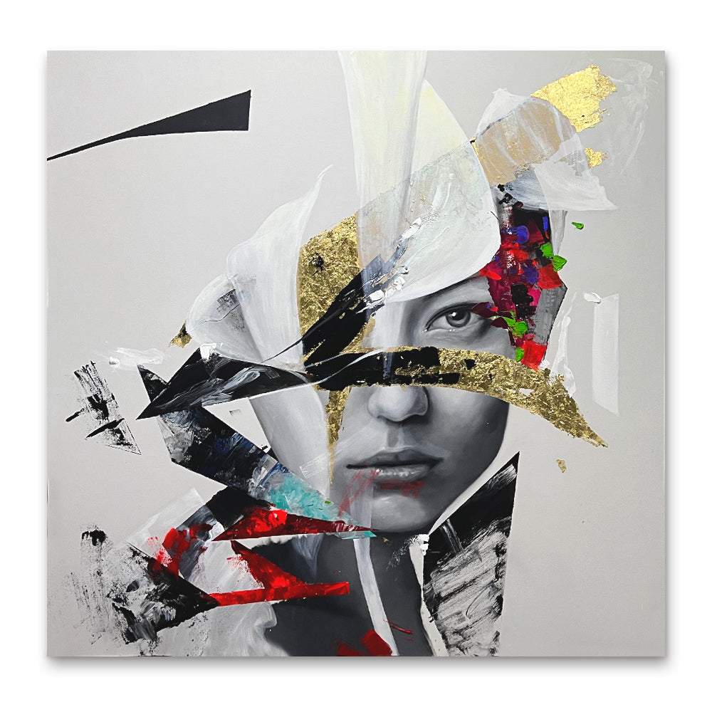 Rostro original "BLUM" 150 x 150 cm