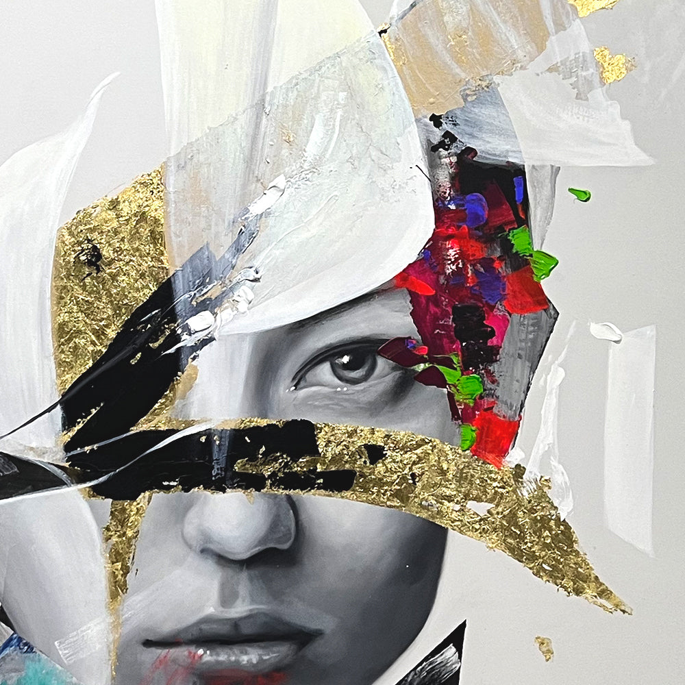 Rostro original "BLUM" 150 x 150 cm