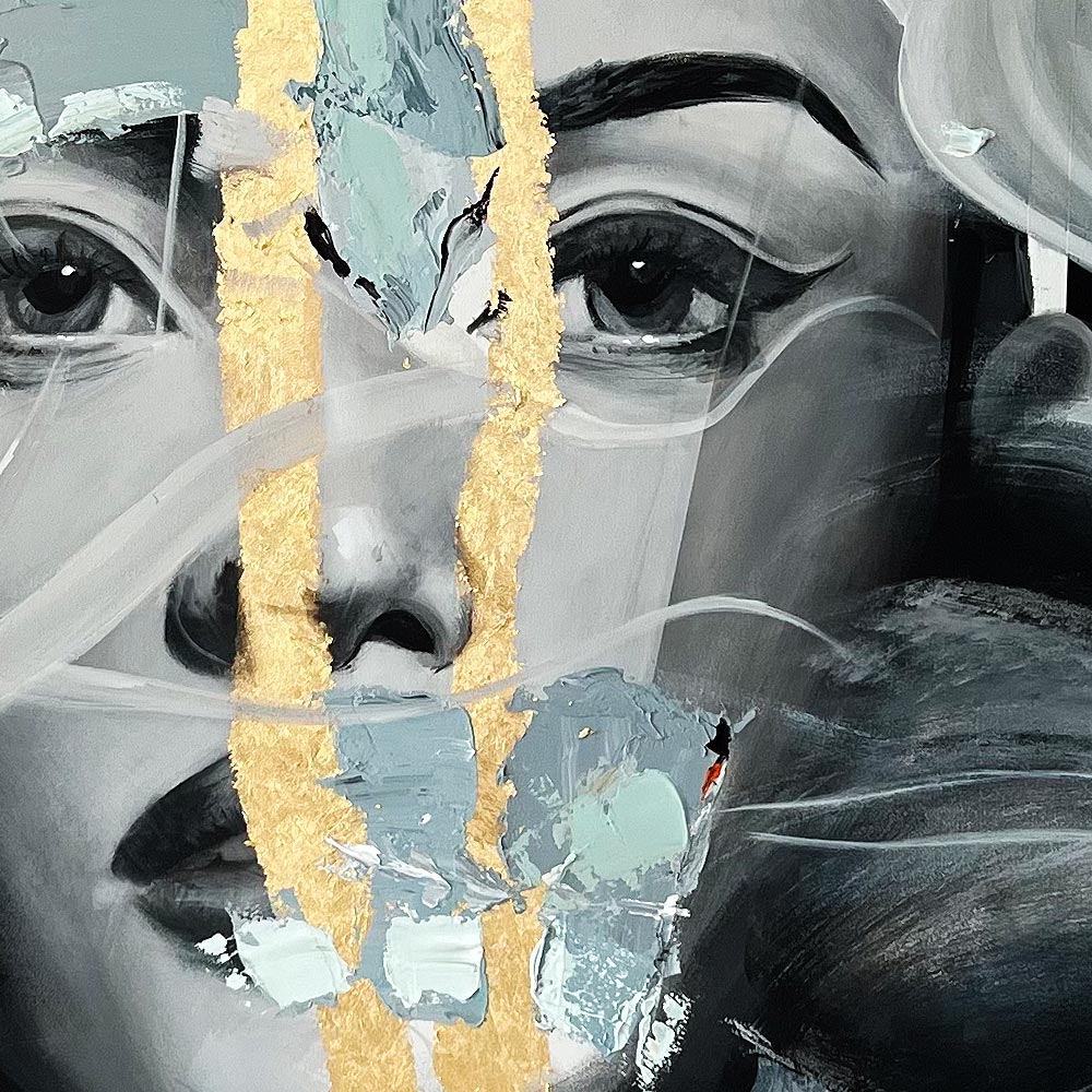 Rostro original Rosanegra 150 x 150 cm