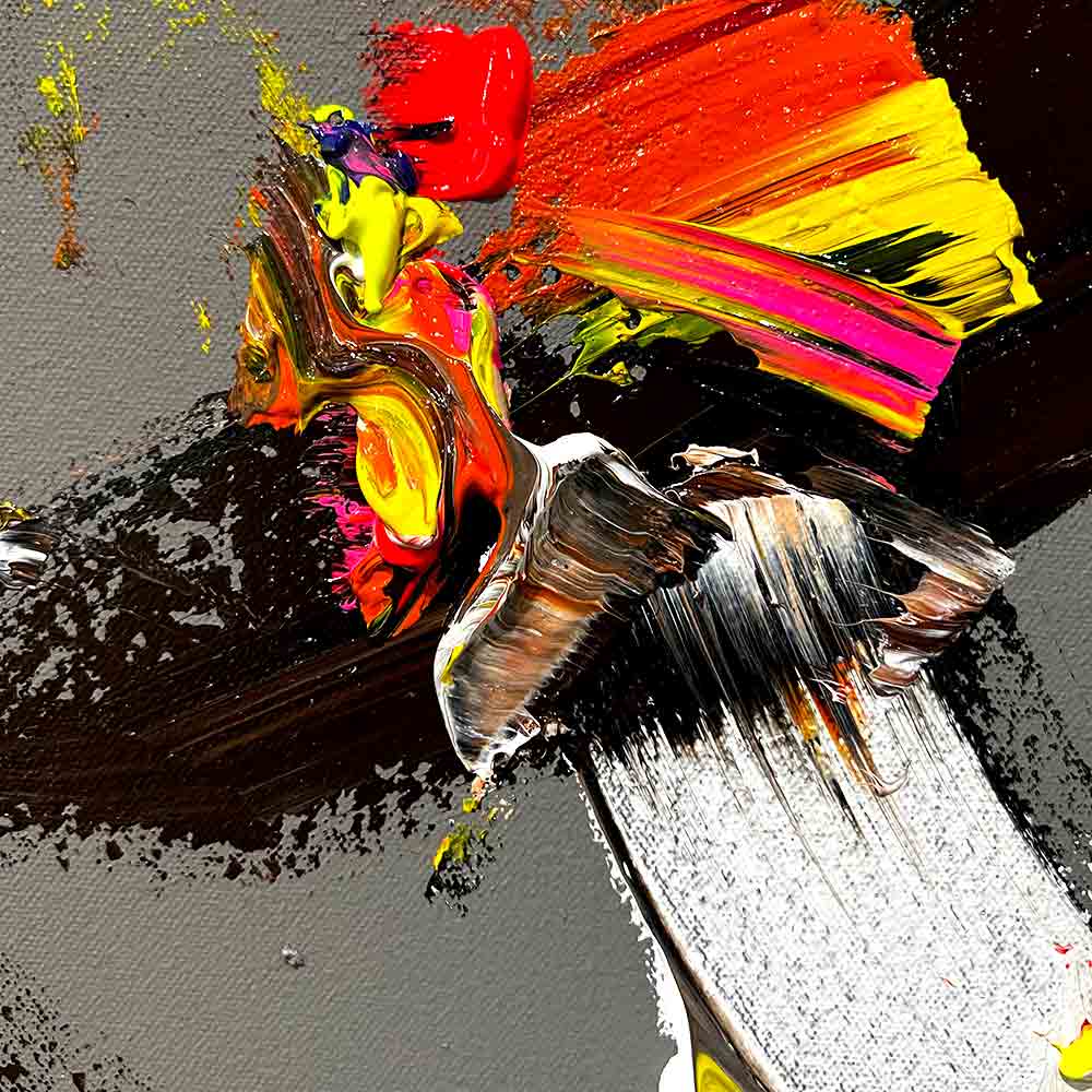 Cuadro original Abstracto -SERIE GRAY "COLOR 1"- 100 X 70 CM
