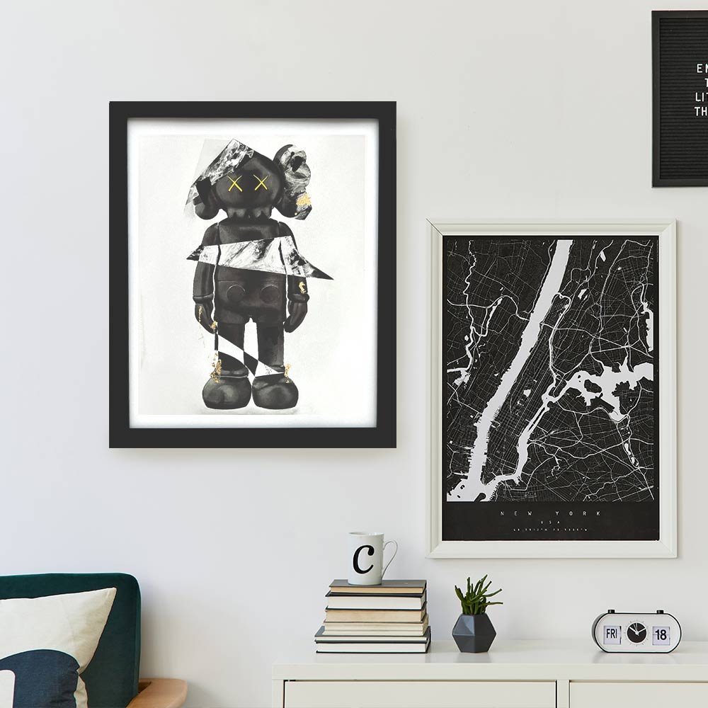 Cuadro original Kaws 40 x 50 cm - Marintoons