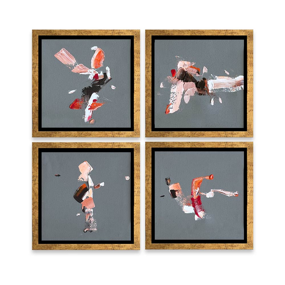 Set collage GRAY "FLUSH" - 27X27 CM C/U