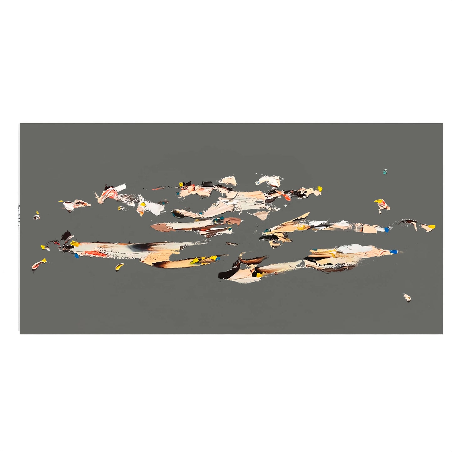 "REFLEJOS DE INFINITO II" ABSTRACTO 120 X 60 CM - SERIE GRAY