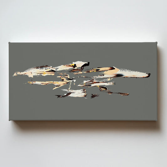 "REFLEJOS DE INFINITO II" ABSTRACTO 120 X 60 CM - SERIE GRAY