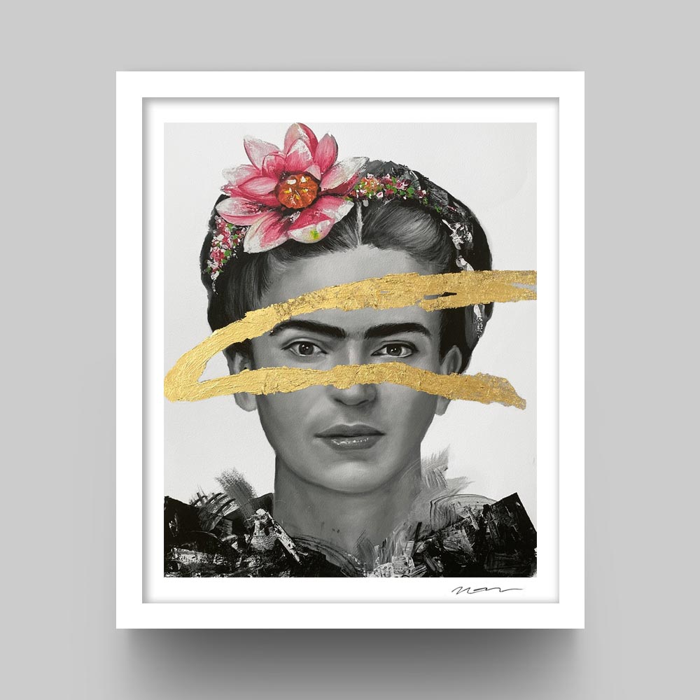 Cuadro original Frida desde 40 x 50 cm