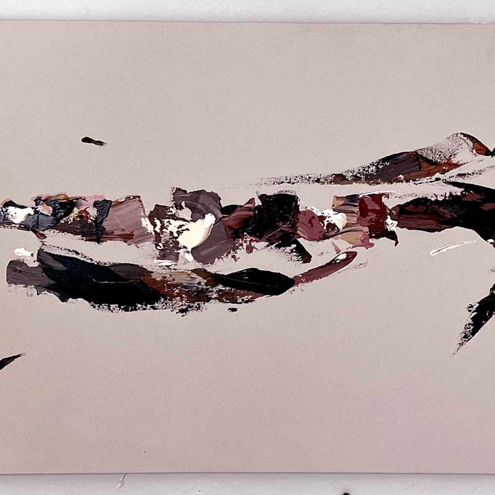 Cuadro original Abstracto -SERIE GRAY "WIND 567"- 120 X 60 CM
