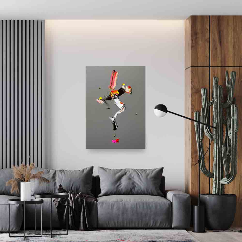Cuadro original Abstracto -SERIE GRAY "COLOR 1"- 100 X 70 CM