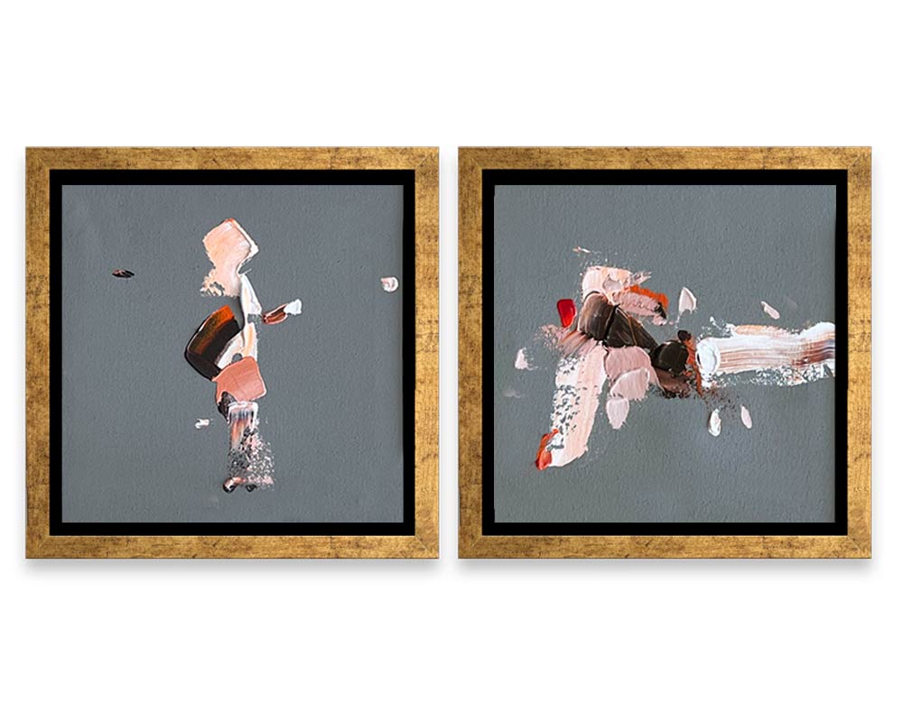Set collage GRAY "FLUSH" - 27X27 CM C/U